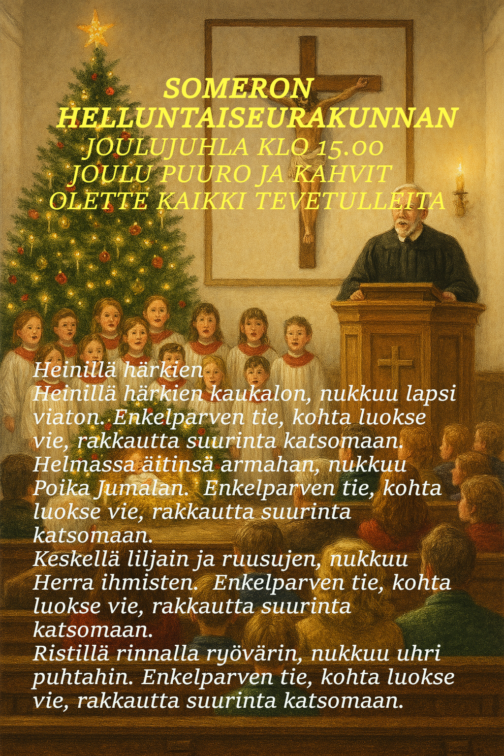 Joulujuhla 14.12.2025 Klo 15.00